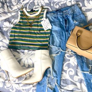 Striped Forever 21 shirt